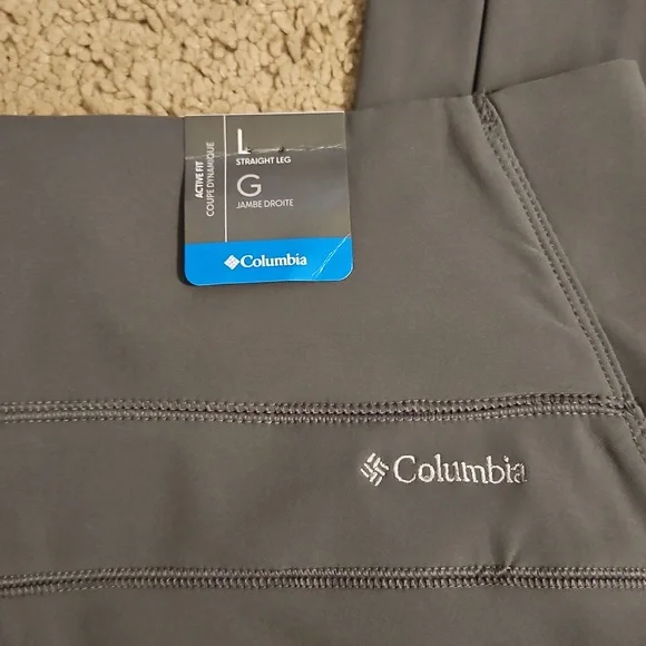 NEW! Columbia Gray Fleece Lined Pants Size L - Picture 7 of 11